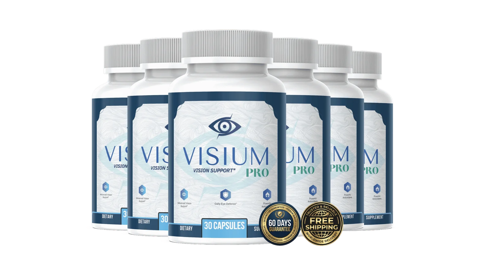 VisiumPro 6 Bottles with 100% Money Back Guarantee
